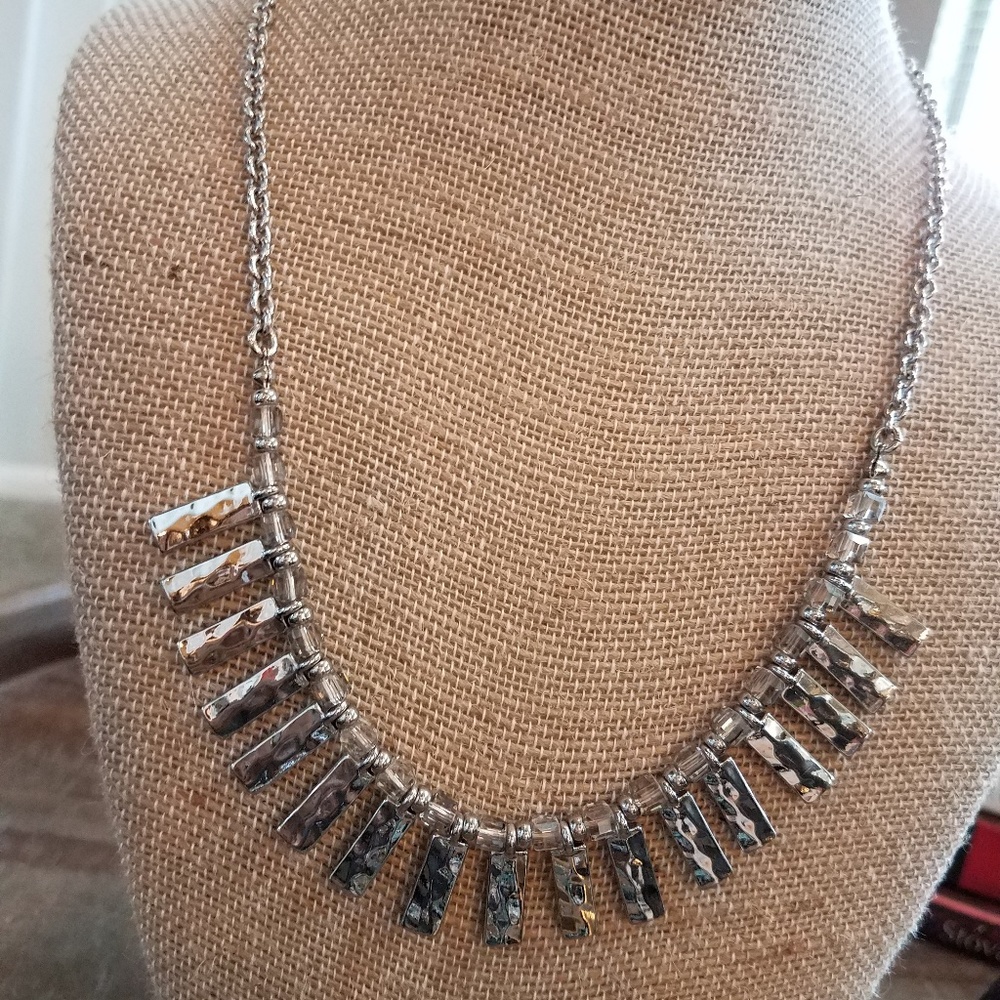 Hero Metal Fringe Necklace